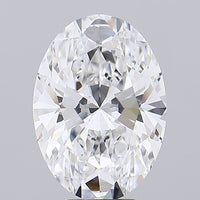 Bright 4.08 CT Oval Shape D Color VVS1 Clarity Lab grown Diamond For Late Night
