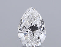 Latest Of 0.96 CT Pear Shape E Color VS1 Clarity Lab grown Diamond For Special one Ring