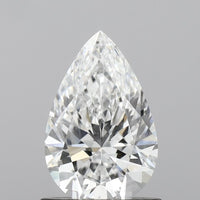 Bright 0.95 CT Pear Shape D Color VS1 Clarity Lab Grown Diamond For True Grace
