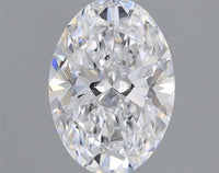 Bright 1.56 CT Oval Shape D Color VVS1 Clarity Lab grown Diamond For Birthday Ring