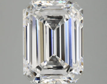 Trendy 5.02 CT Emerald Shape D Color VS1 Clarity Moissanite Diamond For Still Love