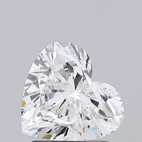 Affordable VS1 Clarity E Color 1.05 CT Heart Shape Moissanite Diamond For her Ring
