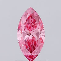 Bright Of 0.71 CT Marquise Shape Fancy Vivid Pink Color VS1 Clarity Lab Grown Diamond For Sound Time