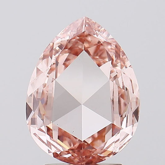 Bright 1.88 CT Rose Cut Shape Fancy Intense Pink Color VS1 Clarity Moissanite Diamond For Special One Ring