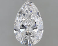 Latest 0.44 CT Pear Shape D Color SI1 Clarity Lab Grown Diamond For the One Tomorrow