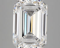 Custom Luxury Of 6.30 CT Emerald Shape D Color VS1 Clarity Lab Grown Diamond For Special One