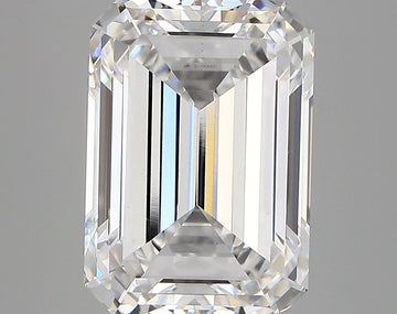 Custom Luxury Of 6.30 CT Emerald Shape D Color VS1 Clarity Lab Grown Diamond For Special One
