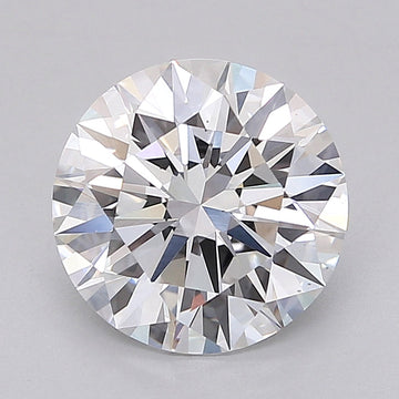 Beautiful 3.05 CT Round Shape D Color VS2 Clarity Moissanite Diamond For Birthday Ring