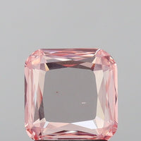 Stylish Rose Cut Shape Fancy Intense Pink Color 1.42 CT VS2 Clarity Moissanite Diamond For Engagement Ring