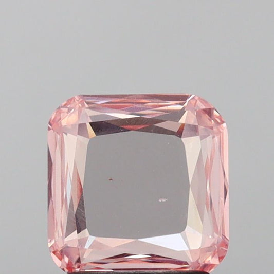 Stylish Rose Cut Shape Fancy Intense Pink Color 1.42 CT VS2 Clarity Moissanite Diamond For Engagement Ring