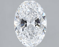 Bright 0.83 CT Oval Shape D Color VS1 Clarity Lab Grown Diamond For Someone