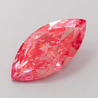 Bright Of 3.88 CT Marquise Shape Fancy Vivid Pink Color VS2 Clarity Lab Grown Diamond For Bright Wind
