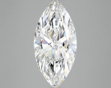 Luxury 4.06 CT Marquise Shape D Color SI1 Clarity Lab grown Diamond For Slow Fire