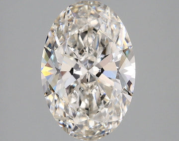 Sustainable 2.18 CT Oval Shape H Color VS1 Clarity Lab grown Diamond For Birthday Ring