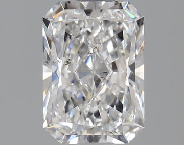 Bright 1.59 CT Radiant Shape E Color SI1 Clarity Lab grown Diamond For Low Fire