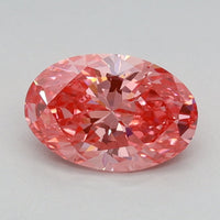 Stylish Of 0.87 CT Oval Shape Fancy Vivid Pink Color VS1 Clarity Lab Grown Diamond For Birthday Gift