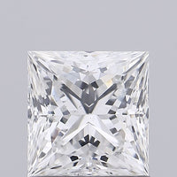 Perfect 1.04 CT Princess Shape D Color VS2 Clarity Lab grown Diamond For Special one Ring