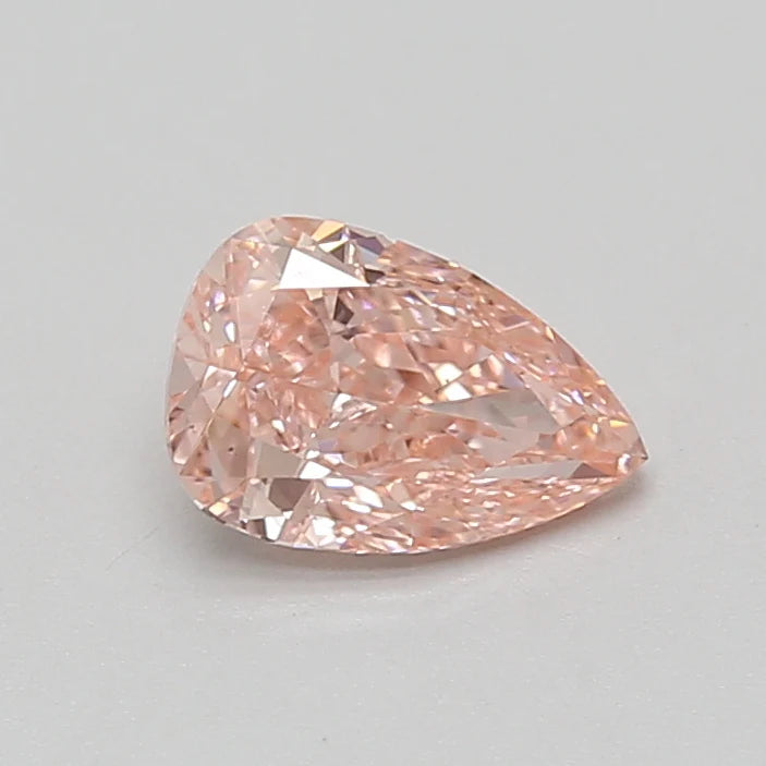 Elegant 0.94 CT Pear Shape Fancy Vivid Pink Color VS1 Clarity Moissanite Diamond For The Glow