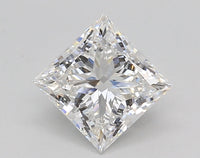 Excellent D Color VVS2 Clarity 1.01 CT Princess Shape Lab grown Diamond For Wedding Ring