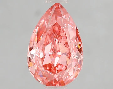 Elegant 1.52 CT Pear Shape Fancy Vivid Pink Color VS1 Clarity Moissanite Diamond For Final Drift