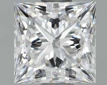 Minimalist Princess Shape 1.11 CT E Color VS1 Clarity Lab grown Diamond For Anniversary Ring