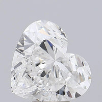 Dazzling Of 5.71 CT Heart Shape D Color VS1 Clarity Moissanite Diamond For Soft Glow