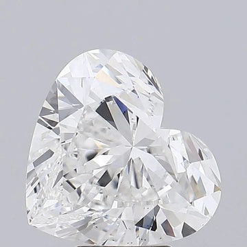 Dazzling Of 5.71 CT Heart Shape D Color VS1 Clarity Moissanite Diamond For Soft Glow
