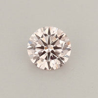 Brilliant choice 0.33 CT Round Shape Fancy Light Pink Color VVS2 Clarity Lab Grown Diamond For Plain Gold