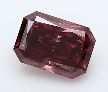 Gift 2.01 CT Radiant Shape Fancy Deep Brown Pink Color VS1 Clarity Lab Grown Diamond For True Lines