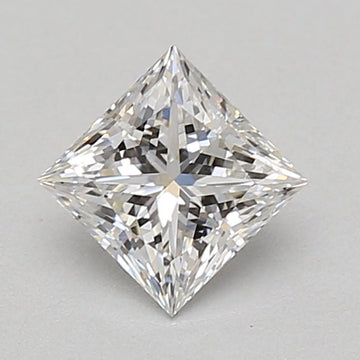 Dazzling 0.91 CT Princess Shape F Color VS1 Clarity Lab Grown Diamond For Past Blue