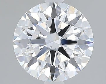Dazzling 2.01 CT Round Shape D Color SI2 Clarity Lab Grown Diamond For the New Light