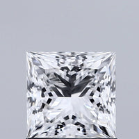 Sparkling 1.06 CT Princess Shape D Color VS1 Clarity Lab grown Diamond For Birthday Ring