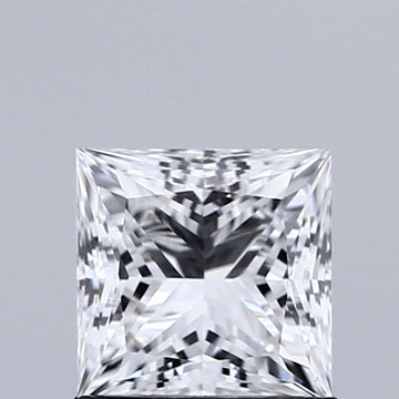 Sparkling 1.06 CT Princess Shape D Color VS1 Clarity Lab grown Diamond For Birthday Ring