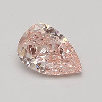 Trendy 0.90 CT Pear Shape Fancy Intense Pink Color VS2 Clarity Lab Grown Diamond For Deep Ease