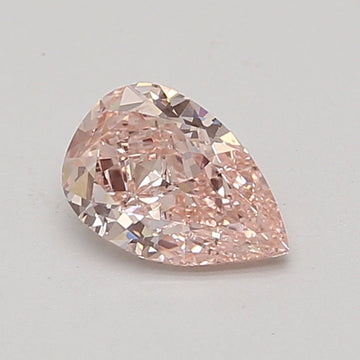 Trendy 0.90 CT Pear Shape Fancy Intense Pink Color VS2 Clarity Lab Grown Diamond For Deep Ease