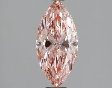 Perfect 1.03 CT Marquise Shape Fancy Vivid Pink Color VVS2 Clarity Lab grown Diamond For Someone Special Ring