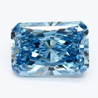 Surprise  2.02 CT Radiant Shape Fancy Vivid Blue Color VS1 Clarity Lab Grown Diamond For After Her