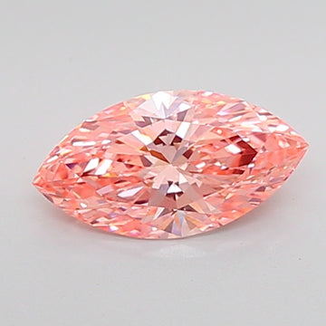 Ultimate VS2 Clarity Marquise Shape 1.21 CT Fancy Vivid Pink Color Moissanite Diamond For Wedding Ring