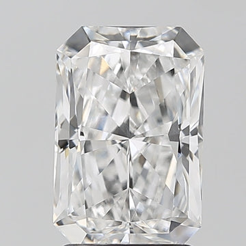 Sparkling 2.01 CT Radiant Shape D Color SI1 Clarity Lab grown Diamond For Late Bloom