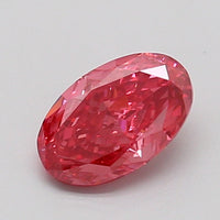 Unique Fancy Vivid Pink Color 1.02 CT Oval Shape VS1 Clarity Moissanite Diamond For Propose Ring