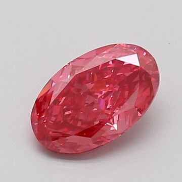 Unique Fancy Vivid Pink Color 1.02 CT Oval Shape VS1 Clarity Moissanite Diamond For Propose Ring