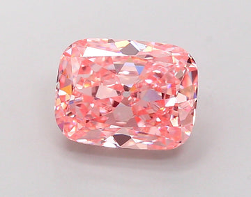 Latest Antique Shape Fancy Vivid Pink Color 3.01 CT VS2 Clarity Moissanite Diamond For Cocktail Ring