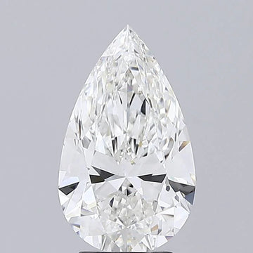 Elegant 3.08 CT Pear Shape F Color VS1 Clarity Moissanite Diamond For Warm Dusk