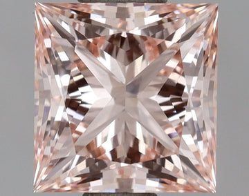 Timeless 1.47 CT Princess Shape Fancy Intense Pink Color VS1 Clarity Moissanite Diamond For Wedding Ring