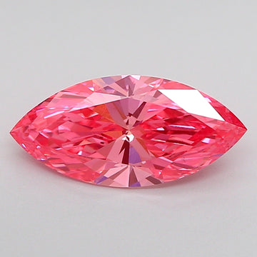 Perfect Marquise Shape Fancy Vivid Pink Color 1.11 CT VS1 Clarity Moissanite Diamond For Anniversary Ring