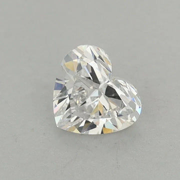 Stylish Of 0.43 CT Heart Shape D Color VS1 Clarity Moissanite Diamond For Her Smile