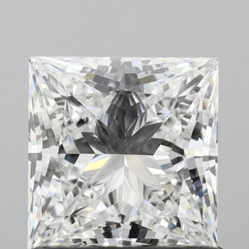 Great E Color VVS1 Clarity 1.10 CT Princess Shape Lab grown Diamond For Wedding Ring