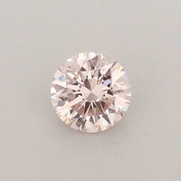 Custom Luxury choice 0.35 CT Round Shape Fancy Vivid Pink Color VVS2 Clarity Lab Grown Diamond For Her Trace