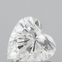 Stylish Of 0.77 CT Heart Shape D Color VS1 Clarity Moissanite Diamond For Soft Truth