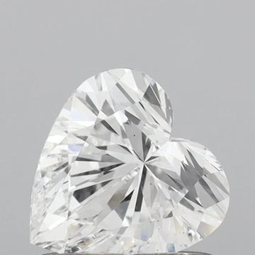 Stylish Of 0.77 CT Heart Shape D Color VS1 Clarity Moissanite Diamond For Soft Truth